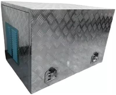 30'X23'X23' Aluminum Generator Enclosure Box – Outdoor Waterproof | Shockproof Storage Shed for Portable Generator Equipment ToolBox (5 Bar Thread-Sliver)