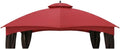 Garden Winds Reinforced RipLock 350 Replacement Canopy Top Cover Compatible with Allen Roth 10' x 12' Gazebo Models GF-12S004B, TPGAZ17-002 - Cinnabar