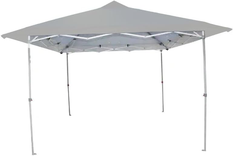 Garden Winds Custom Fit Replacement Canopy Top Cover Compatible with The Everbilt NS Pug 144-150D, 1004 605 817 12' X 12' Pop Up Gazebo - Upgraded Performance RIPLOCK 350 Fabric - Slate Gray