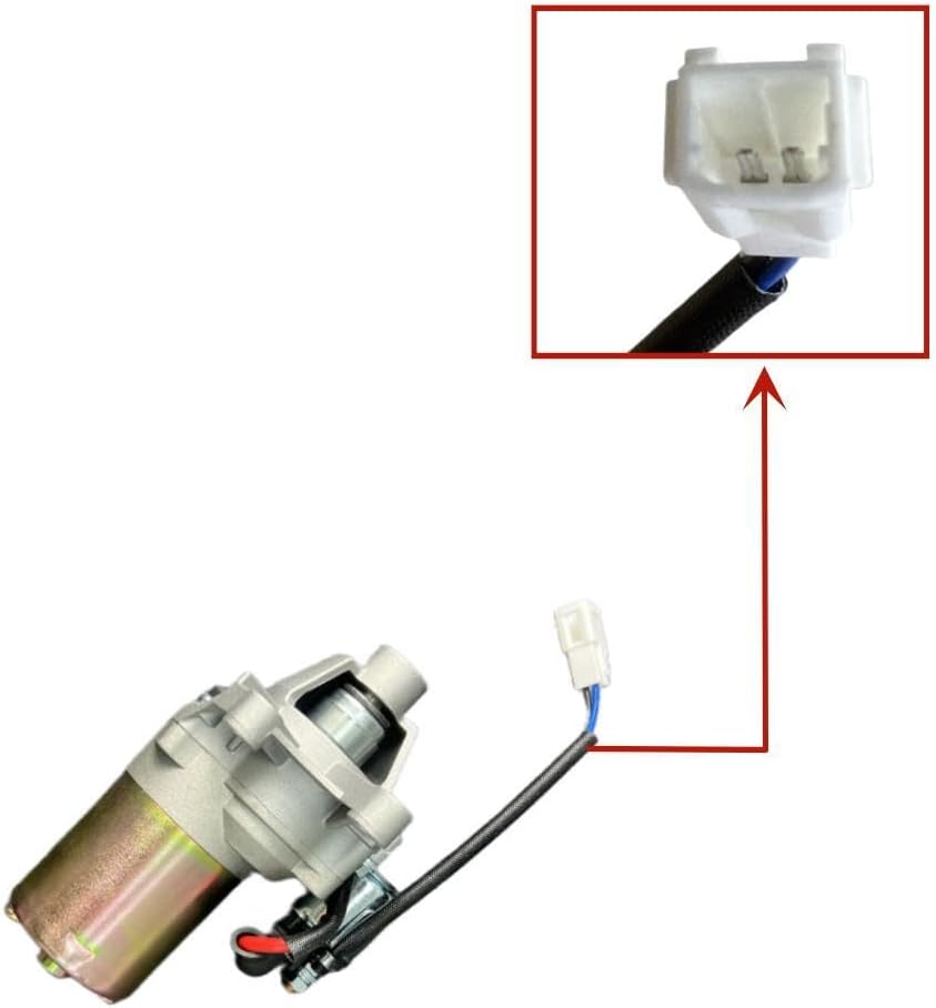 Engine Starter Motor with Solenoid & Bolts for Predator 5000-Watt Dual-Fuel Inverter Generator (Compatible with SKU 71367, 70143)