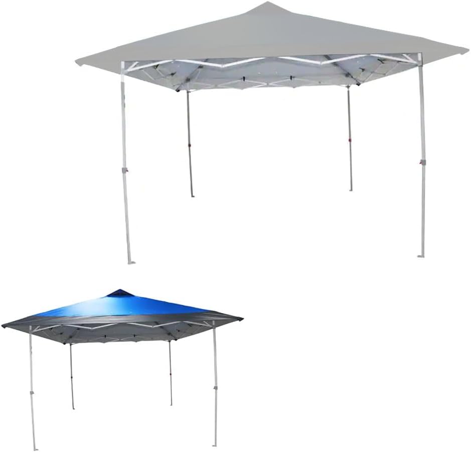 Garden Winds Custom Fit Replacement Canopy Top Cover Compatible with The Everbilt NS Pug 144-150D, 1004 605 817 12' X 12' Pop Up Gazebo - Upgraded Performance RIPLOCK 350 Fabric - Slate Gray