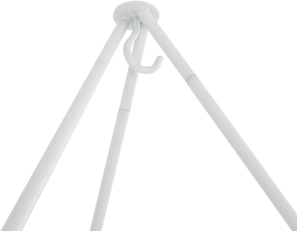 Hangout Pod Heavy Duty Freestanding Tripod Stand - for Hangout Pod Family Hammock Bed/Hanging Chair/Porch Swing. White.