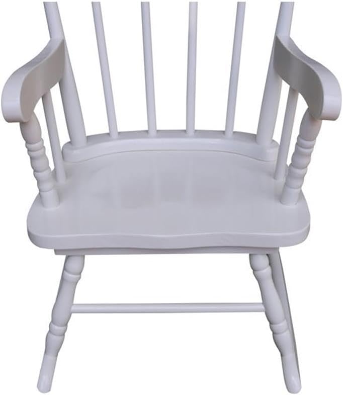 International Concepts Kids Rocker in Linen White