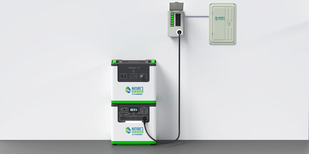 Nature's Generator Lithium 3600 + 6 Circuit Transfer Swtich