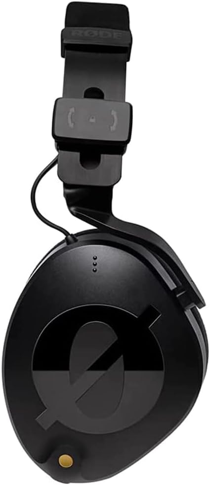 Rode NTH-100 Professional Closed-Back Over-Ear Headphones Bundle NTH-Cable (Blue, 3.9') and Auray Headphones Holder