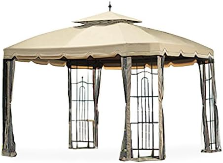 Garden Winds Replacement Canopy Top Cover L-GZ329PST-2 Big Lots Bay Window 10' x 12' Gazebo