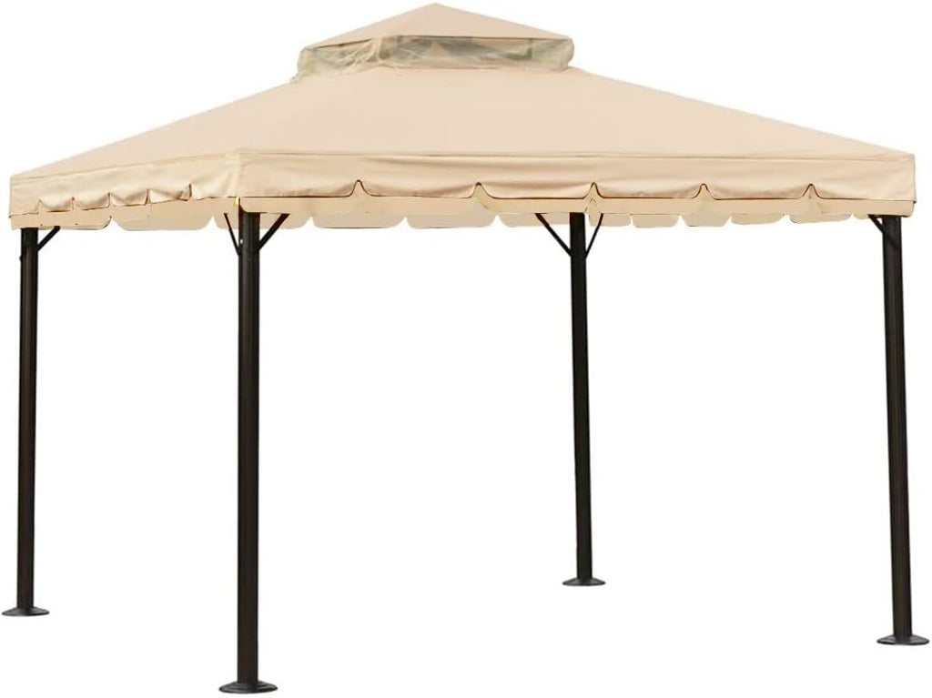 Garden Winds Replacement Canopy Top Cover Compatible with The Purple Leaf ZYRP1212 12x12 Gazebo - Riplock 350