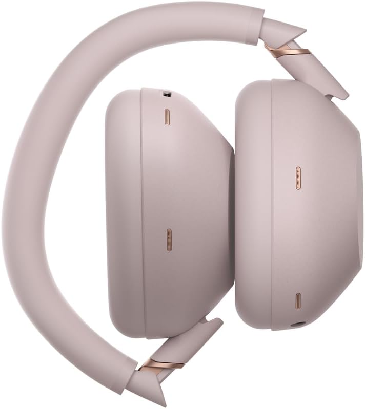 Sony WH-1000XM6 The Best Noise Canceling Wireless Headphones, HD NC Processor QN3, 12 Microphones, Adaptive NC Optimizer, Mastered by Engineers, Studio-Quality, 30-Hour Battery, Sand Pink (2026 Color)