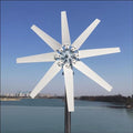 650W Wind Turbine Generator for Home Use - 12V/24V/48V, 3-Blade Design, Low Wind Speed Start (2.0m/s), Efficient Windmill Power System with Charge Controller