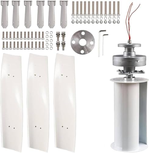 20000W Vertical Axis Wind Turbine Kit with Controller & Grid Inverter - High-Efficiency Renewable Energy Generator for Home Use, Eco-Friendly Power Solution