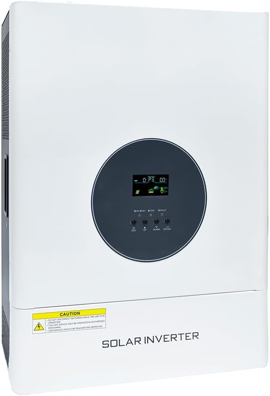 Y&H 10000W Solar Inverter 48V to 120V/240V Split-Phase Mains-Frequency Hybrid Inverter, 30000W Surge Power, Dual 120A MPPT Controllers, Solar & AC Dual Input,Off-Grid Home & Commercial Backup System