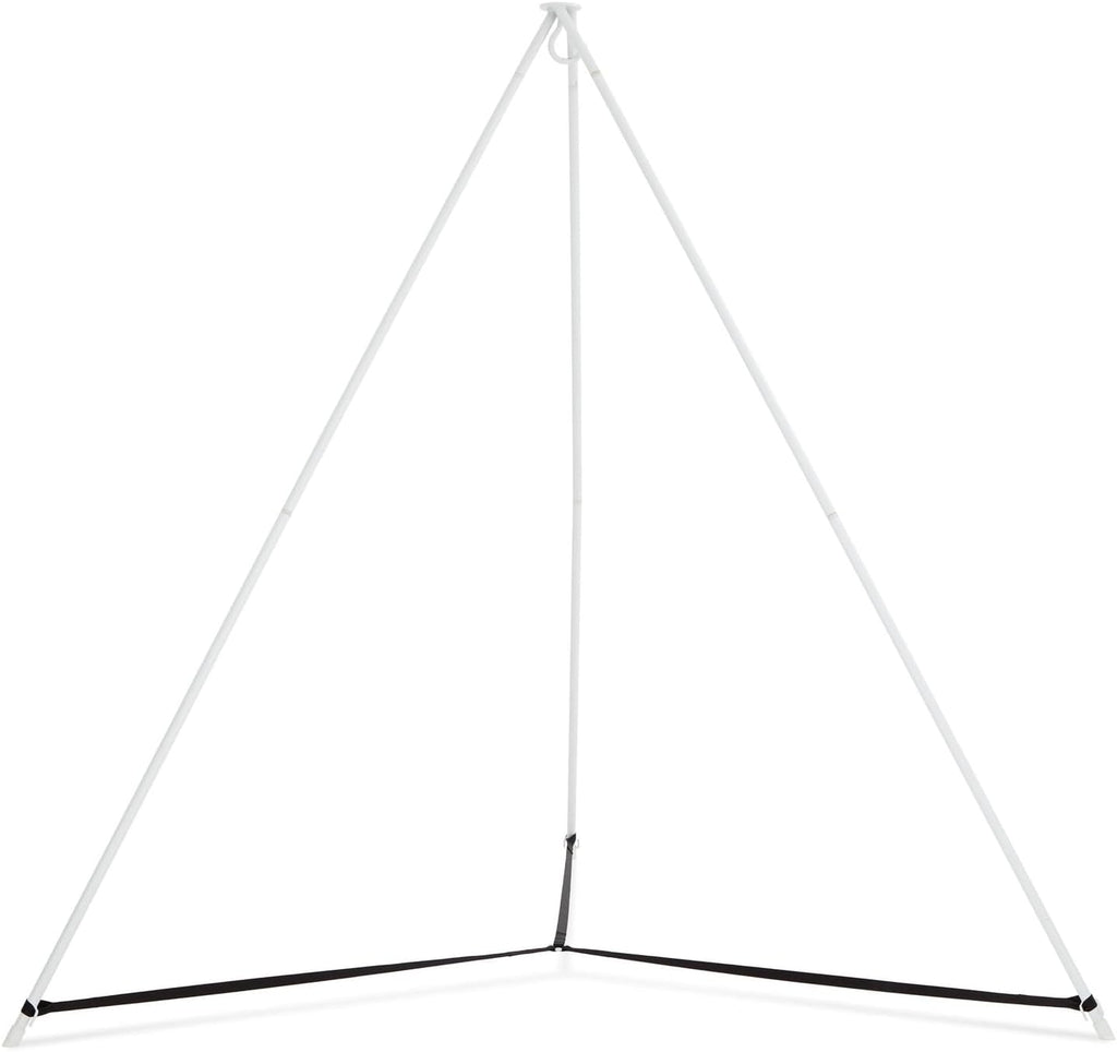 Hangout Pod Heavy Duty Freestanding Tripod Stand - for Hangout Pod Family Hammock Bed/Hanging Chair/Porch Swing. White.