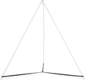 Hangout Pod Heavy Duty Freestanding Tripod Stand - for Hangout Pod Family Hammock Bed/Hanging Chair/Porch Swing. White.