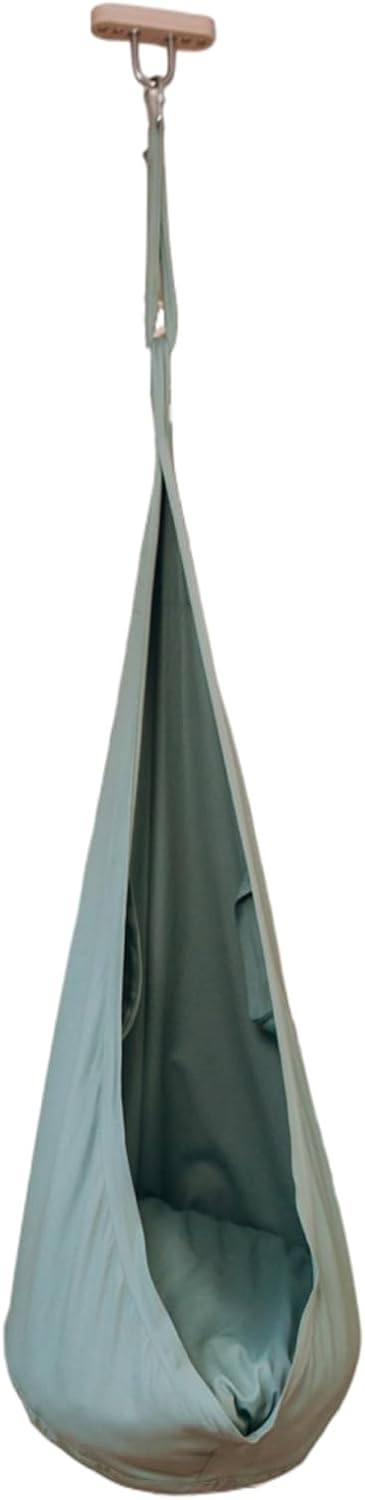 Cocoon Swing for Kids, Indoor Swing, Sensory Swing, Hanging Cocoon for Toddlers, Montessori-Inspired Hammock Chair by Woodandhearts, Made in Ukraine
