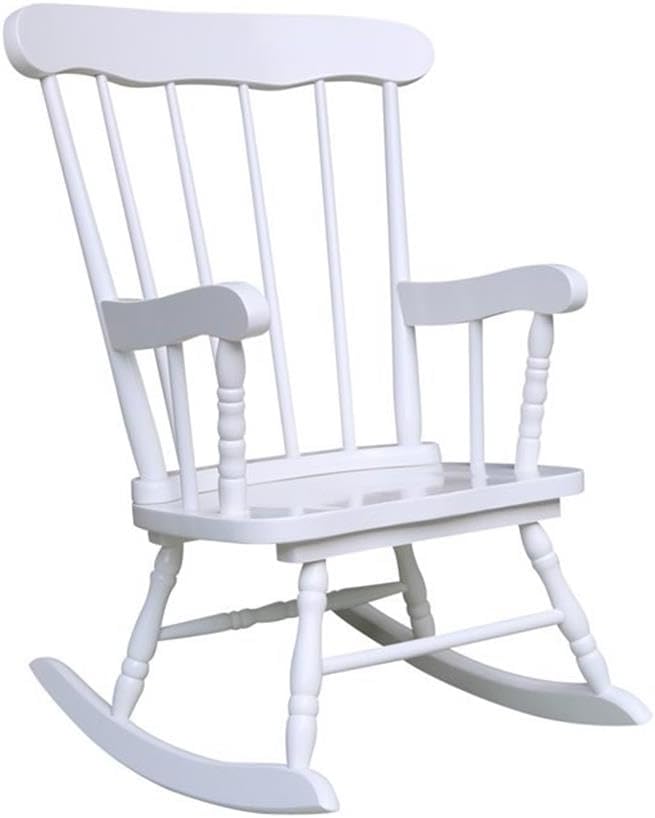 International Concepts Kids Rocker in Linen White