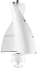 500W Vertical Axis Wind Turbine Generator Kit, 12V/24V Home Windmill with Charge Controller, for Hybrid Wind Solar System, Home Business Industrial Use Energy Power Supply.