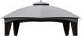 Garden Winds Reinforced RipLock 350 Replacement Canopy Top Cover Compatible with Allen Roth 10' x 12' Gazebo Models GF-12S004B, TPGAZ17-002 - Slate Gray