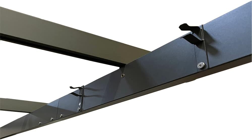Garden Winds Replacement Canopy Top Cover Compatible with The Purple Leaf ZYMPG1012 Pergola 10x12 and Universal to Most 10' x 12' Retractable Pergolas - Riplock 350