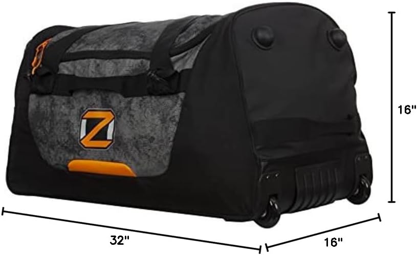 ScentLok OZ 8K Rolling Bag & Radial IQ Combo - Odor Removal, Scent Destroying Ozone Generator for Hunting Clothing and Gear, Sports Equipment (Black)