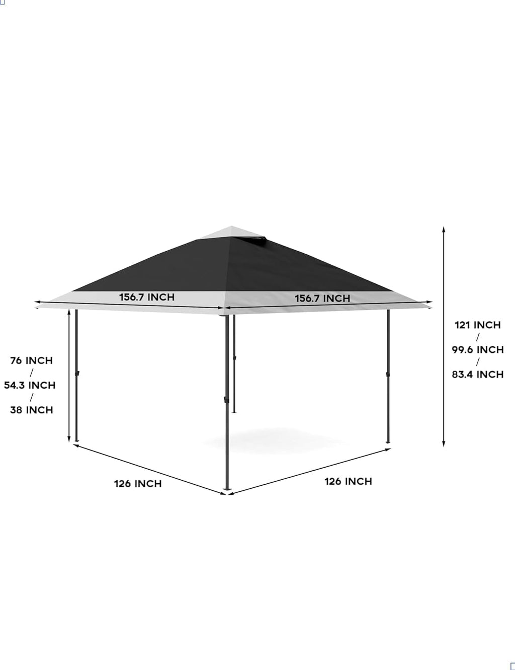 13X13 Ft Gazebo Tent Outdoor Pop Up Canopy Tent,Pop Up Gazebo,Adjustable Height Instant Gazebos,for Events, Parties, Camping,Khaki + Light Khaki
