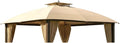 Garden Winds Durable Replacement Canopy Top Cover Compatible with A101007600, A101007603, A101007604 Broyhill Eagle Brooke Ashford Asheville 10' x 12' Gazebo - Classic Sand, 350