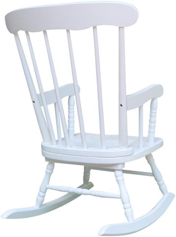 International Concepts Kids Rocker in Linen White