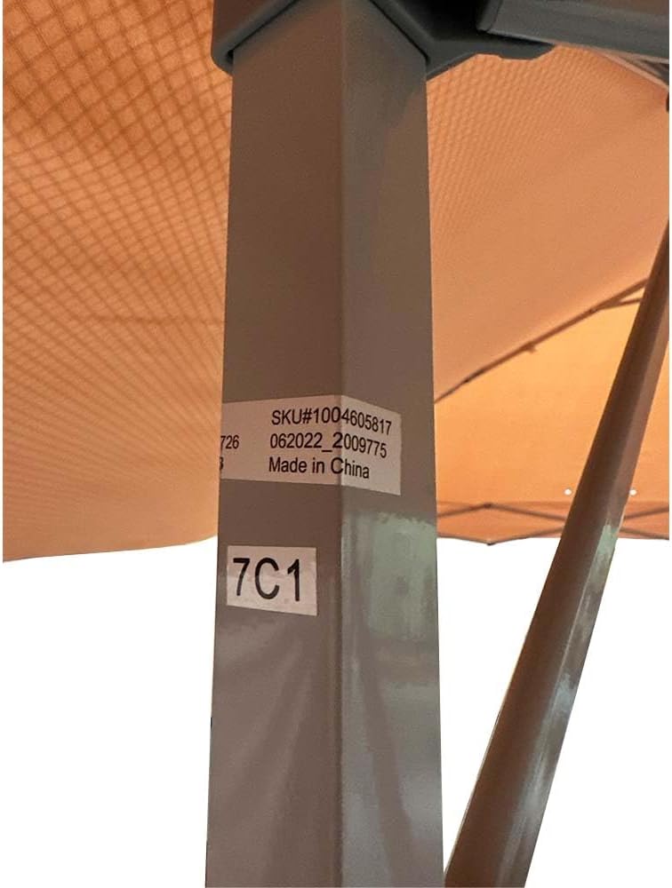 Garden Winds Custom Fit Replacement Canopy Top Cover Compatible with The Everbilt NS Pug 144-150D, 1004 605 817 12' X 12' Pop Up Gazebo - Upgraded Performance RIPLOCK 350 Fabric - Slate Gray