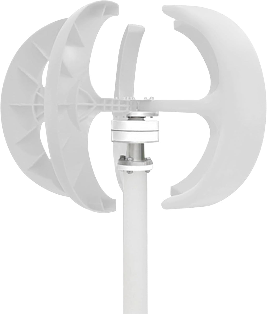 600W Wind Turbine Generator With Controller, 5 Blades, Lantern Shape, Automatic Wind Angle Speed Regulation, 3-Phase AC Permanent Magnet for Home Use