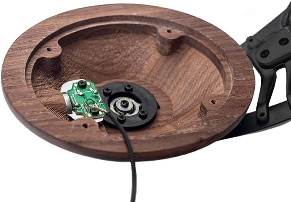 Meze 99 Classics Wired Wooden Closed Back Over Ear Headphones with Microphone (Walnut/Black)
