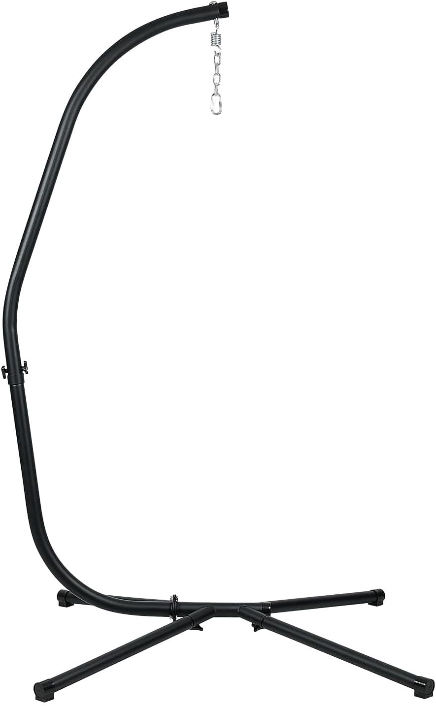BPS Hammock Steel Stand Only C-Stand for Hanging Hammock Chairs - 300 Pound Capacity