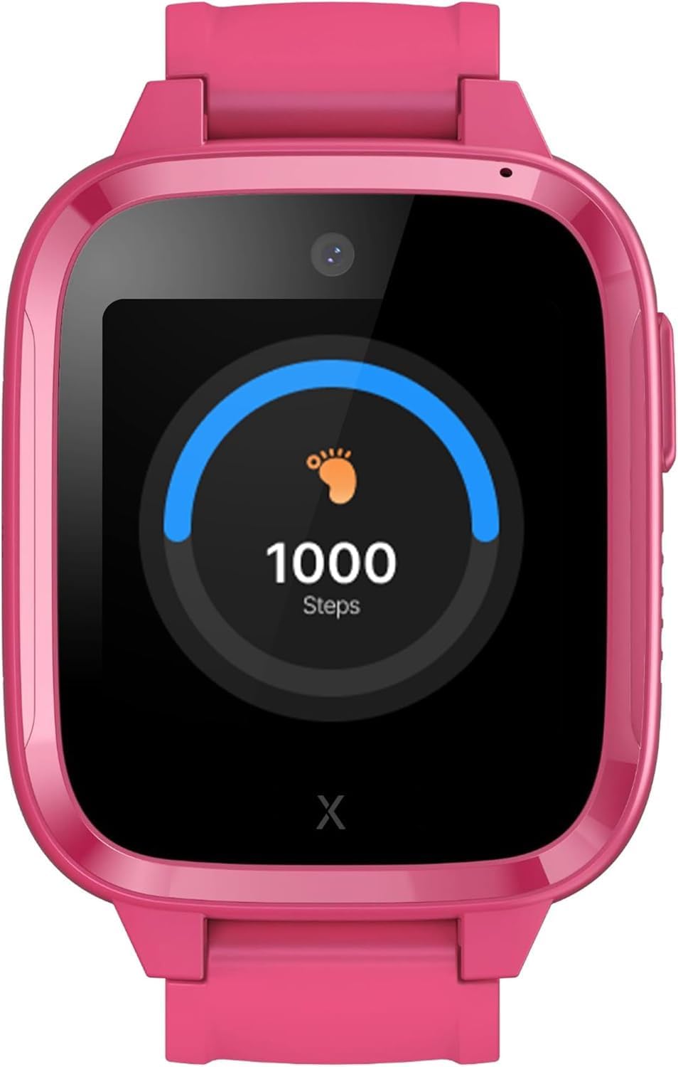 XPLORA Kidzi - Watch Phone for Children (4G) - Calls, Messages, Kids School Mode, SOS Function, GPS Location, Camera and Pedometer – (Subscription Required) (Kidzi on AT&T's Network, Pink)