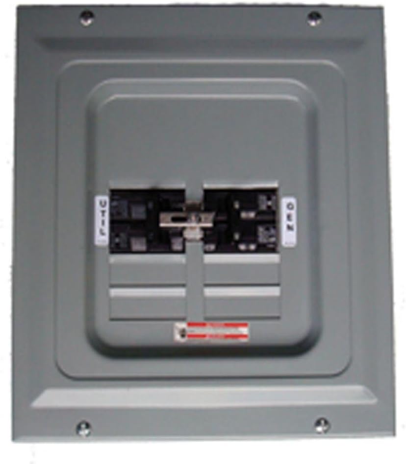 Generac 100-Amp Manual Generator Transfer Switch, Single Load Double Pole, Indoor Backup Power for Portable Generators