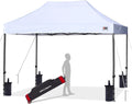 ABCCANOPY Patio Pop Up Canopy Tent 8x12 Commercial-Series (White)