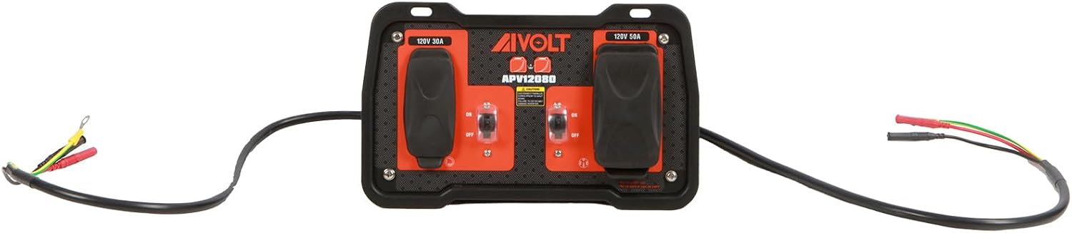 AIVOLT 120V 50-Amp Parallel Kit for Inverter Generators, ANSI/PGMA G300-2018 Standard Parallel Link with L5-30R and 14-50R RV Ready Outlet