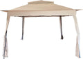 Garden Winds Custom Fit Replacement Canopy Top Cover Compatible with The COOSHADE, MASTERCANOPY, ABCCANOPY 11'x11' Pop Up Gazebo - Upgraded Performance RIPLOCK 350 Fabric