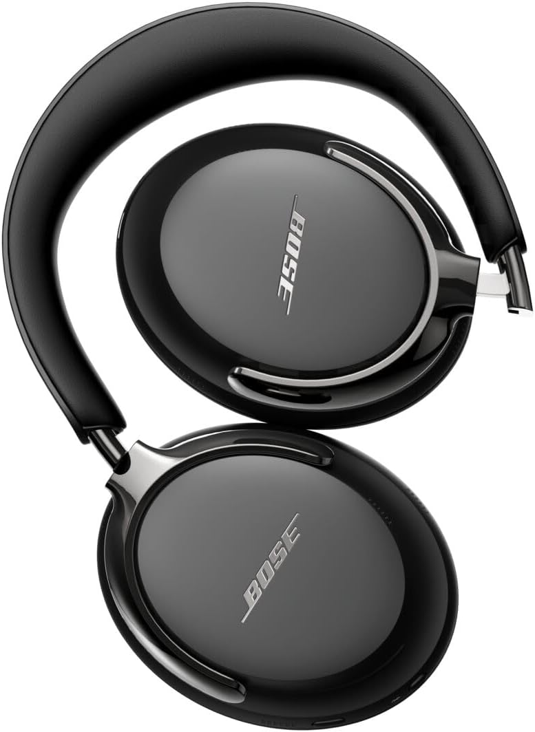 Bose QuietComfort Ultra Bluetooth Headphones (2nd Gen), Wireless Headphones with Spatial Audio, Over Ear Noise Cancelling with Mic, Up to 30 Hours of Play time, Black