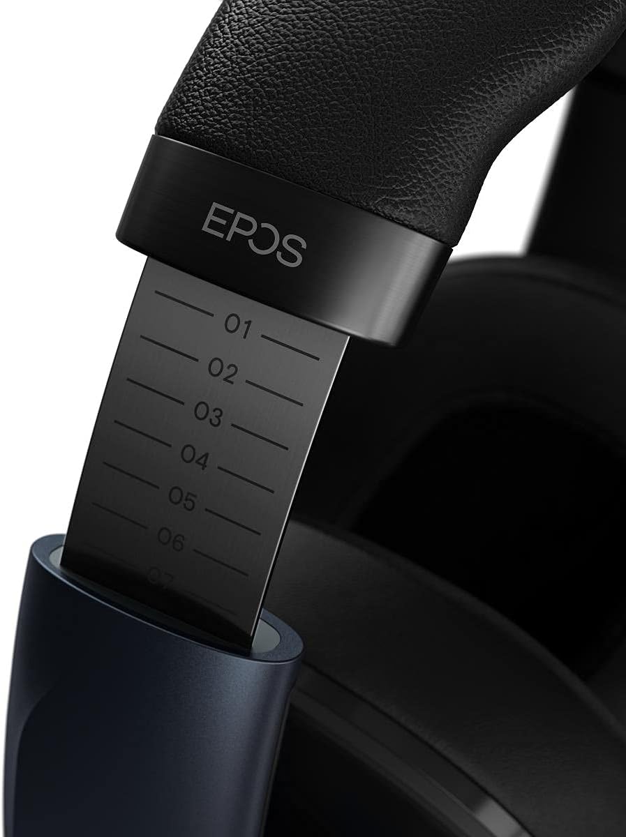 EPOS H6Pro - Closed Acoustic Gaming Headset with Mic – Lightweight Over-Ear Design – Lift-to-Mute – Compatible with Xbox, PS4, PS5 & PC – Black