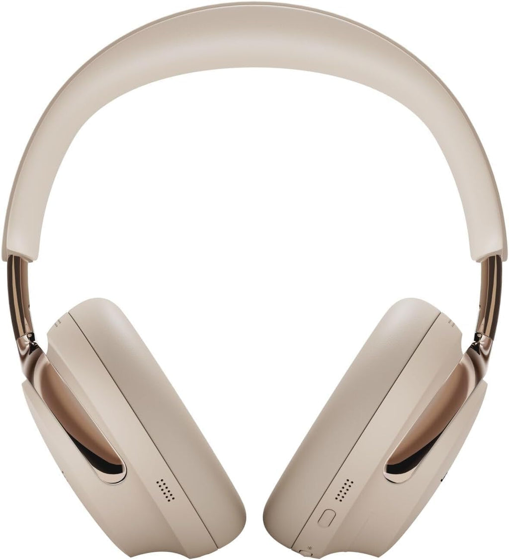 Bose (2nd Gen QuietComfort Ultra Bluetooth Headphones, Wireless Headphones with Spatial Audio, Over Ear Noise Cancelling with Mic, Up to 30 Hours of Play time + 20W Wall Charger (Driftwood Sand)