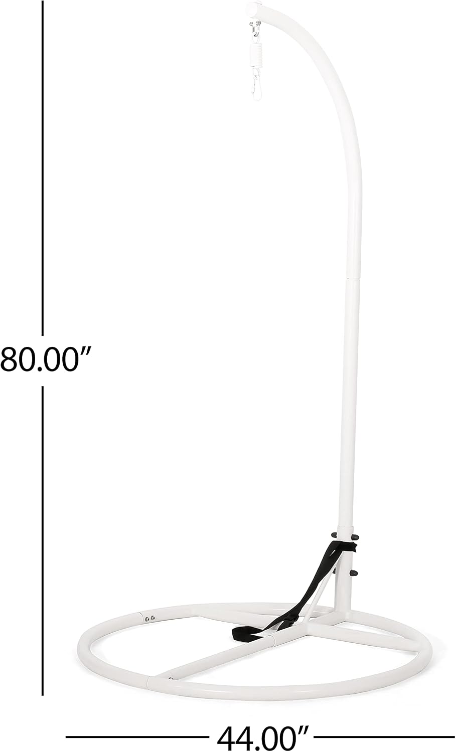 Christopher Knight Home Briggs Indoor/Outdoor Hanging Chair Stand Only - White