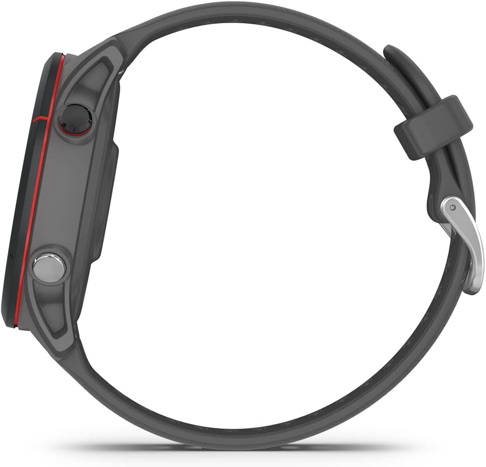 Garmin Forerunner 255 GPS Smartwatch Slate Gray Bundle with 2 YR CPS Enhanced Protection Pack (010-02641-00) (Renewed)