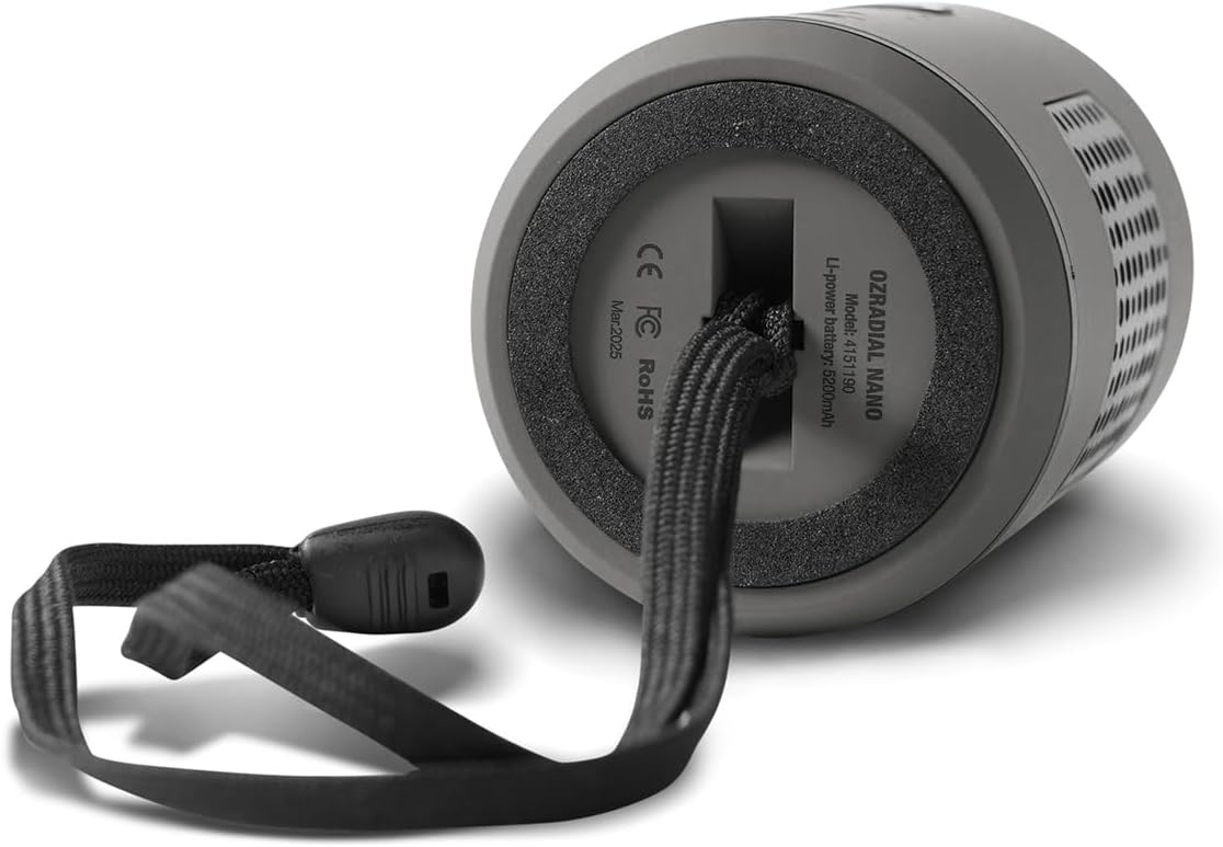 ScentLok OZ Radial Nano, Portable Ozone Generator for Odor Removal (Charcoal)