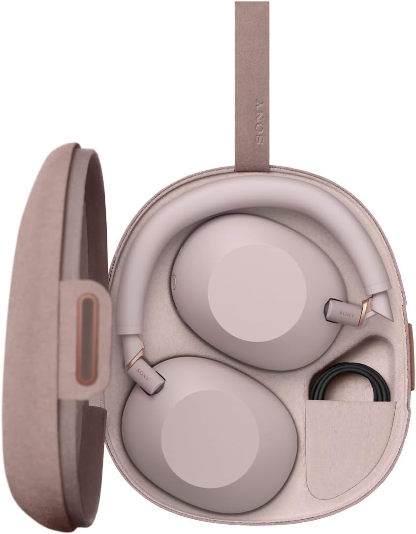 Sony WH-1000XM6 The Best Noise Canceling Wireless Headphones, HD NC Processor QN3, 12 Microphones, Adaptive NC Optimizer, Mastered by Engineers, Studio-Quality, 30-Hour Battery, Sand Pink (2026 Color)