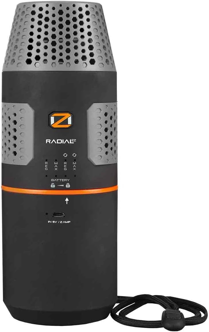 ScentLok OZ Radial EZ, Portable Ozone Generator (Black)