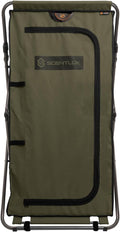 ScentLok Quickstrike Closet with Radial IQ - Portable Hunting Gear Storage Closet with Ozone Generator, Foldable Double-X Frame, MOLLE Webbing, and Pockets for Scent Control