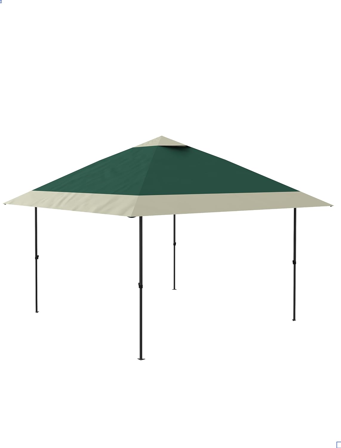 KYBOLT 12x12 Pop Up Gazebo Outdoor Canopy Shelter with 4 Stanbags, 8 Stakes Instant Gazebo Tent for Lawn, Garden, Backyard Deck (Olive Green + Taupe)