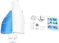 12V 500W Vertical Axis Wind Turbine Generator with Controller, Wind Turbine Generator Kit for Home Use, Rated Wind Speed 13 m/s, for Home, Business, Industrial Energy Supply