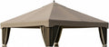 Garden Winds Reinforced RipLock 350 Replacement Canopy Top Cover Compatible with Garden Treasures 10' x 12' Gazebo Models S-1210GZ, S-1210GZN - Nutmeg