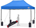 ABCCANOPY Patio Pop Up Canopy Tent 8x12 Commercial-Series (Blue)