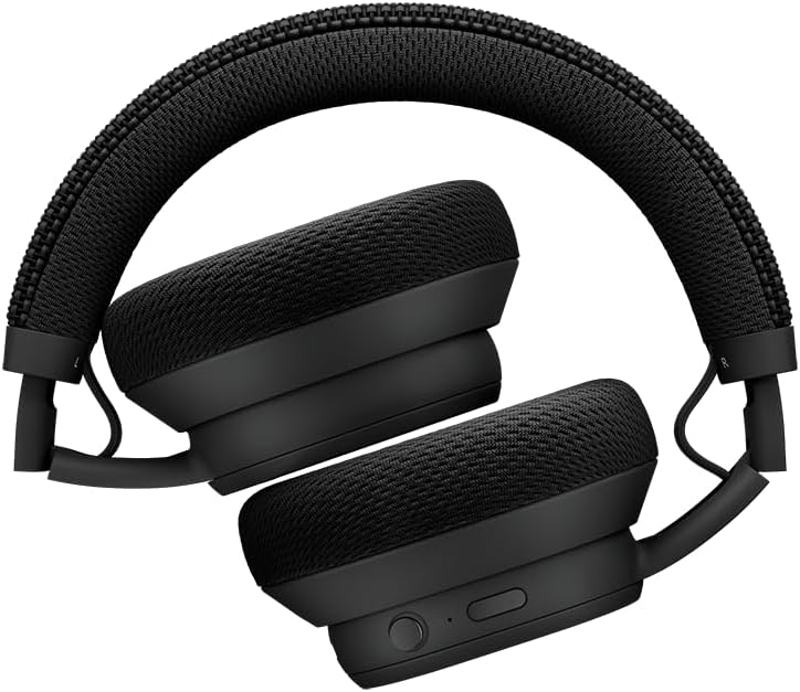 Fairphone Fairbuds XL Horizon Black Over-Ear Wireless Headphones with Active Noise Cancelling, aptX-HD 24-bit Audio, 30 H Battery, IP54 Weatherproof, Replaceable Parts