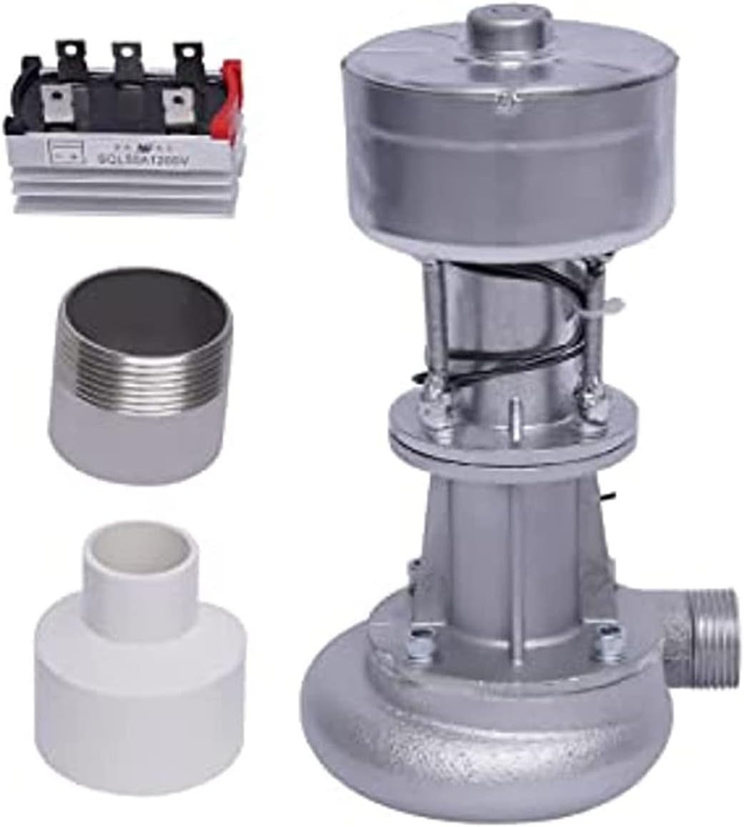 Micro Hydro Generator, 500W 110V, Silver, Lightweight, Portable, Water Flow Generator for Home Use